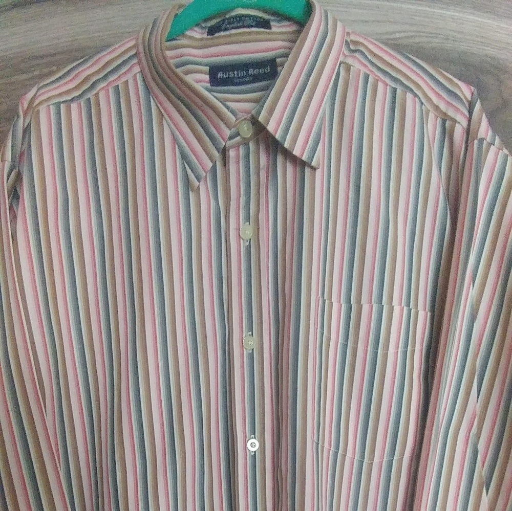 Austin Reed Men's XL Long Sleeve Casual Shirt